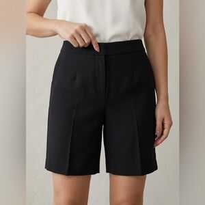 BABATON Conan Short Black Terado Crepe Mid Rise Trouser Short